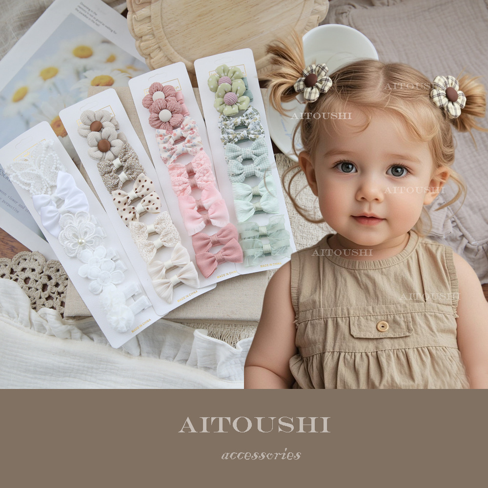 Baby Clothing Material - 10pcs/Set Baby Hair Accessories for Girls
