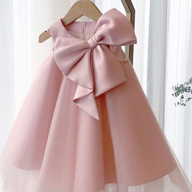Baby Clothing For Girls - Summer Big Bow Baby Girl Dress