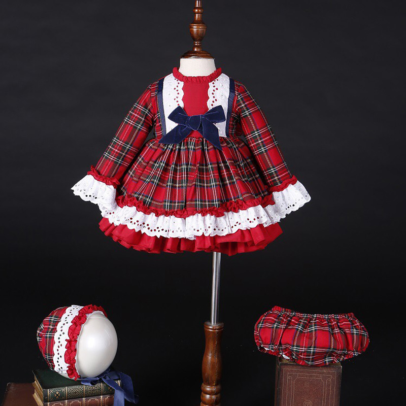 Baby Clothing For Girls - Baby Girl Autumn Winter Christmas Red