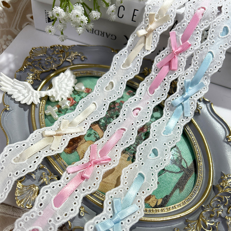 1yard Bow Pleated Lace Lolita  - Baby Clothing Material review and price