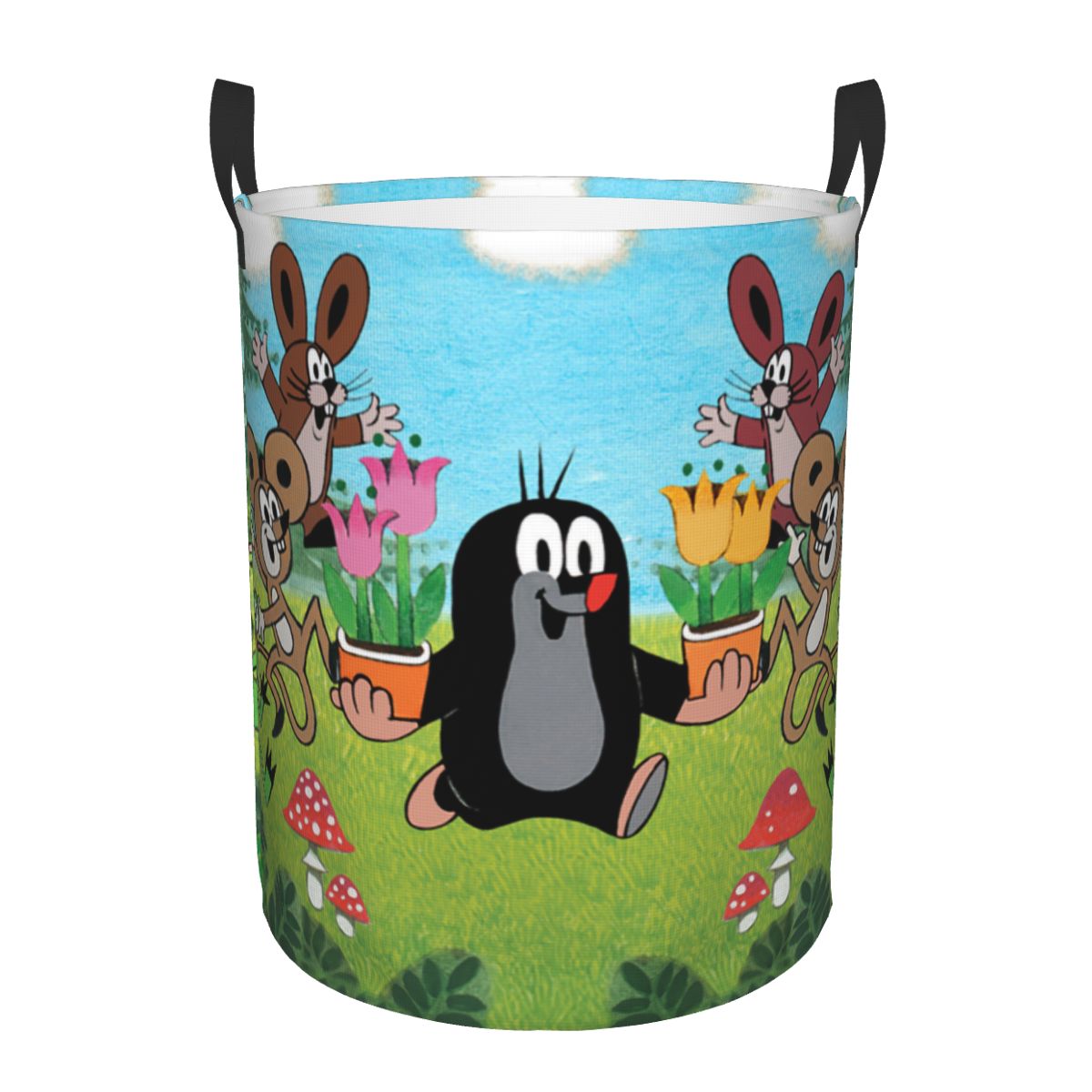 Happy Mole Laundry Basket Coll - Baby Clothing Hamper review and price