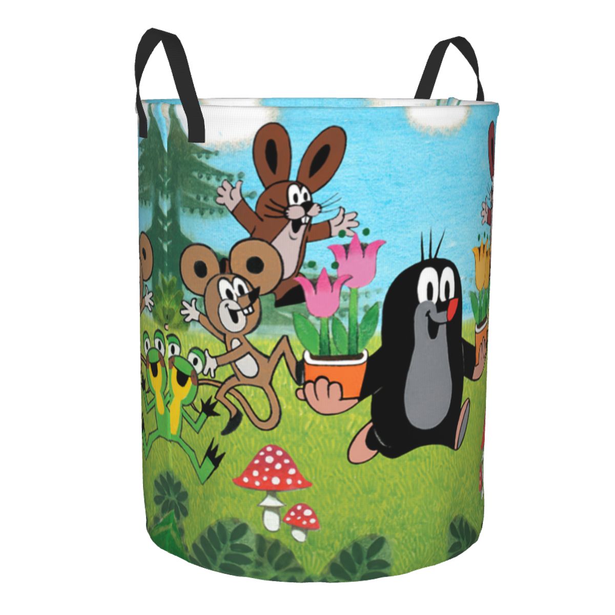Happy Mole Laundry Basket Coll - Baby Clothing Hamper review and price