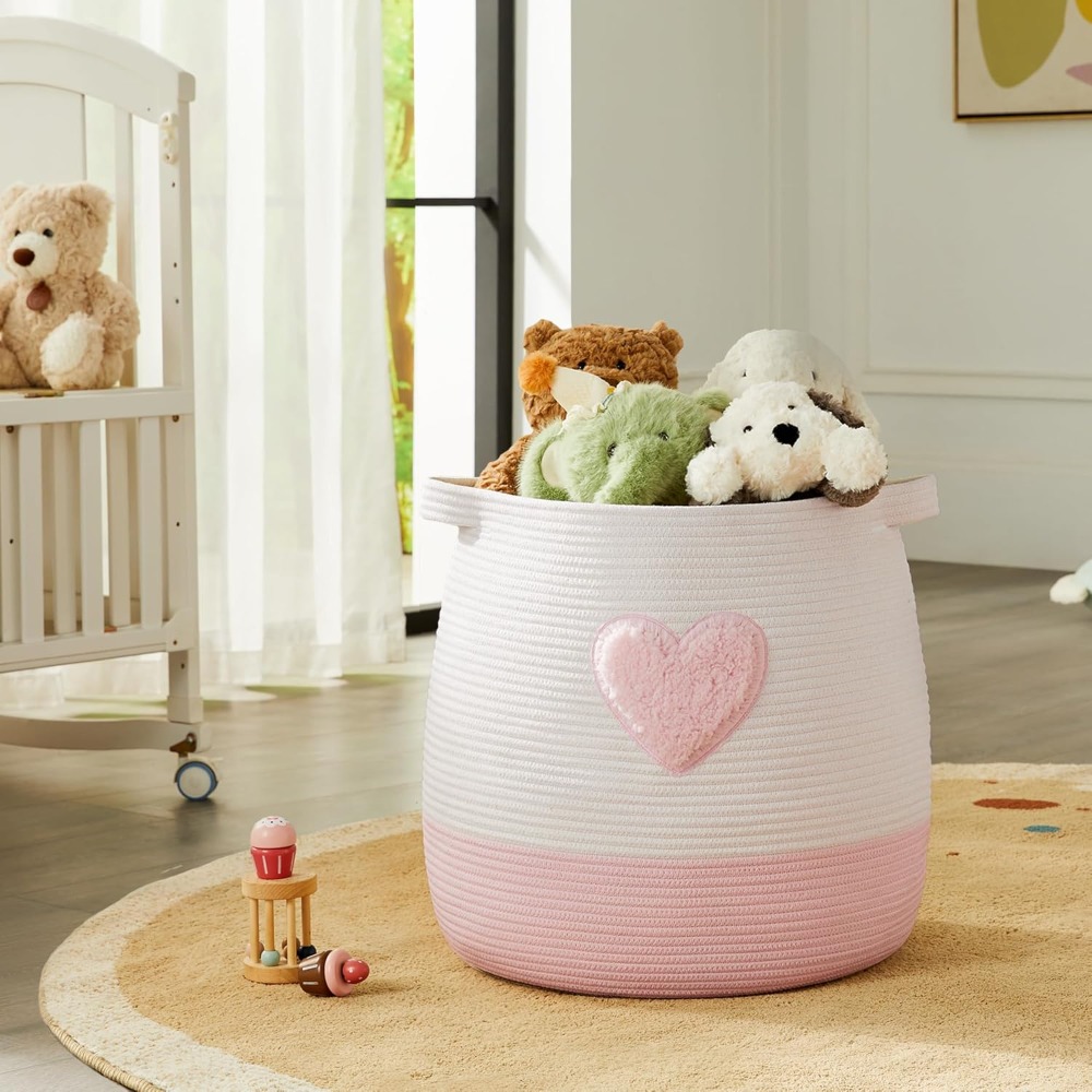 Pink Laundry Basket Hamper for - Baby Clothing Hamper review and price