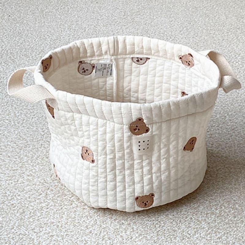 Cute Bear Embroidery Diaper Ba - Baby Clothing Hamper review and price