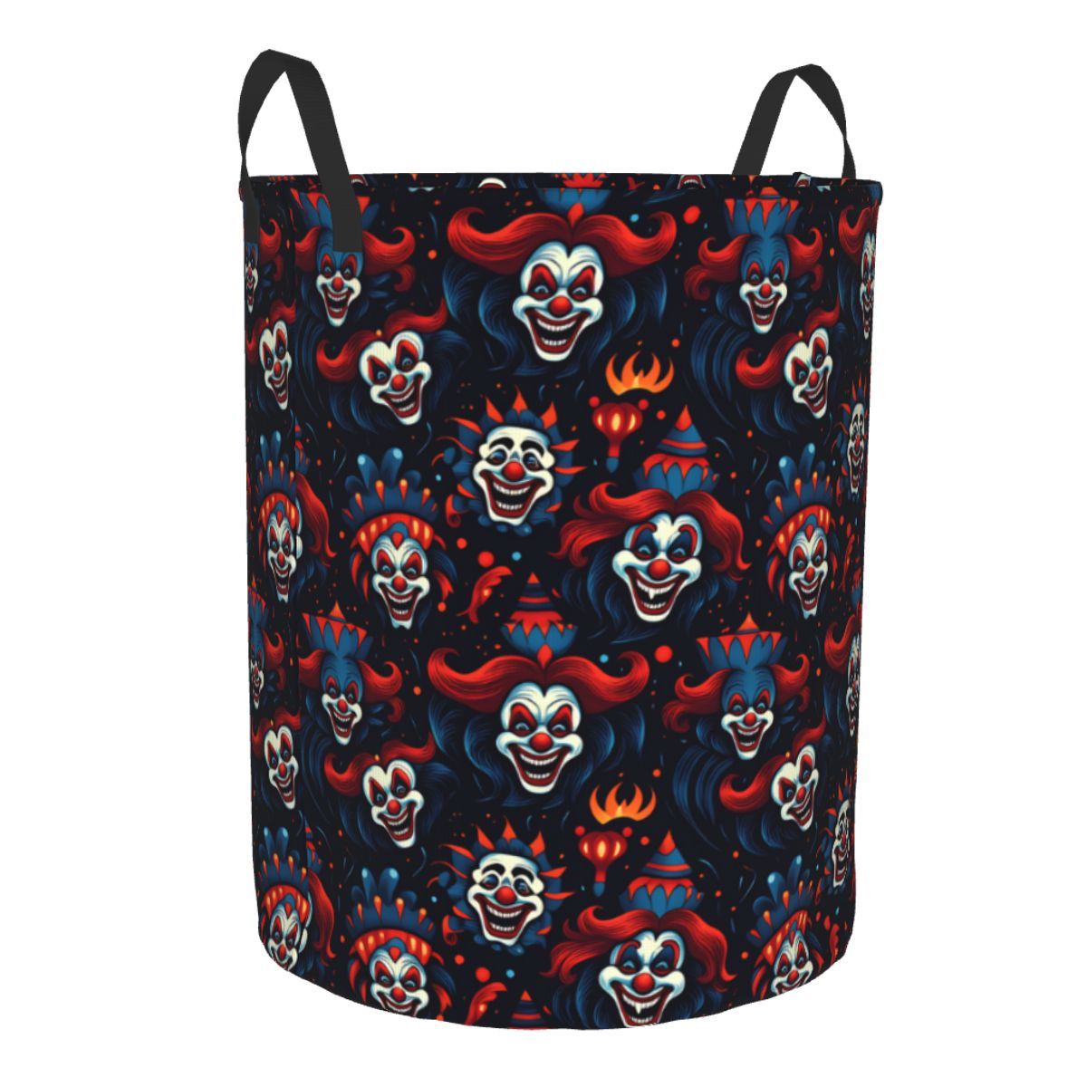 Halloween Red Blue Evil Clown  - Baby Clothing Hamper review and price