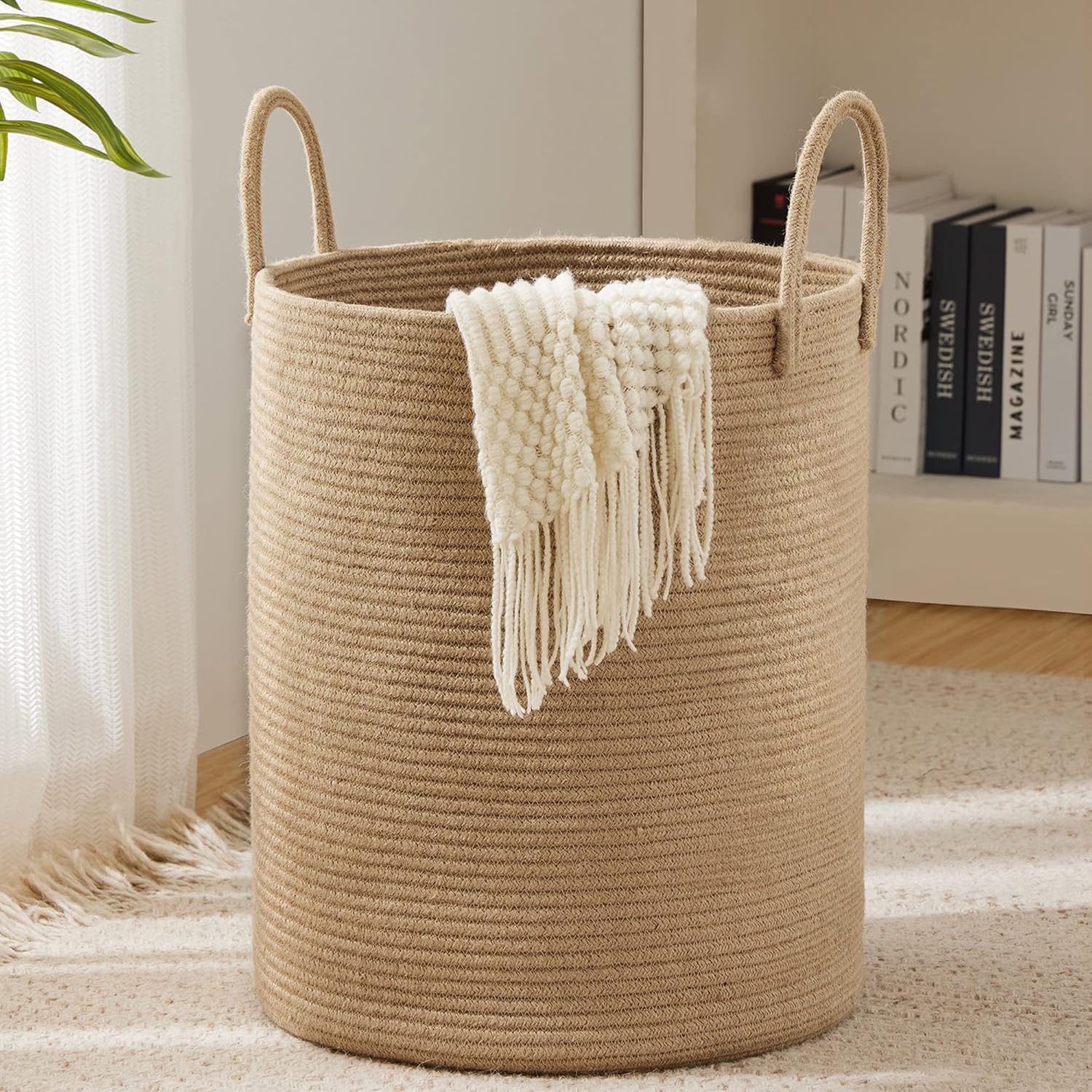 Large Storage Basket Tall Wove - Baby Clothing Hamper review and price